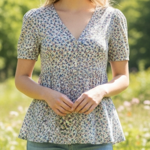 RALPH LAUREN DENIM & SUPPLYBABYDOLL TOP XL - Picture 1 of 6